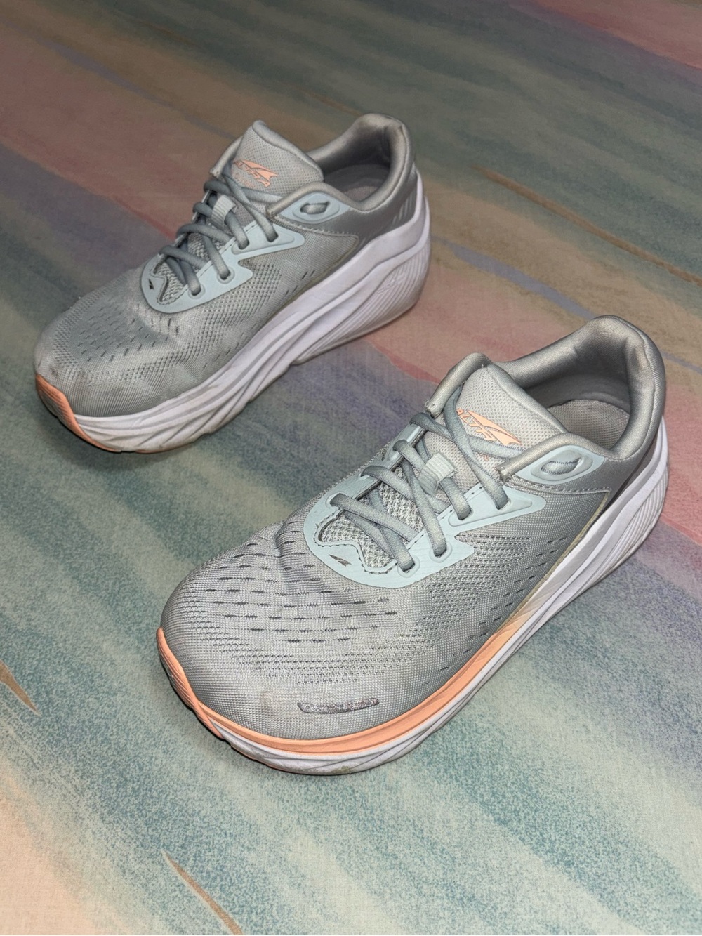 Altra Guide Rail Paradigm Running Shoes Sneakers 508703 Womens US 7 Aqua Trail